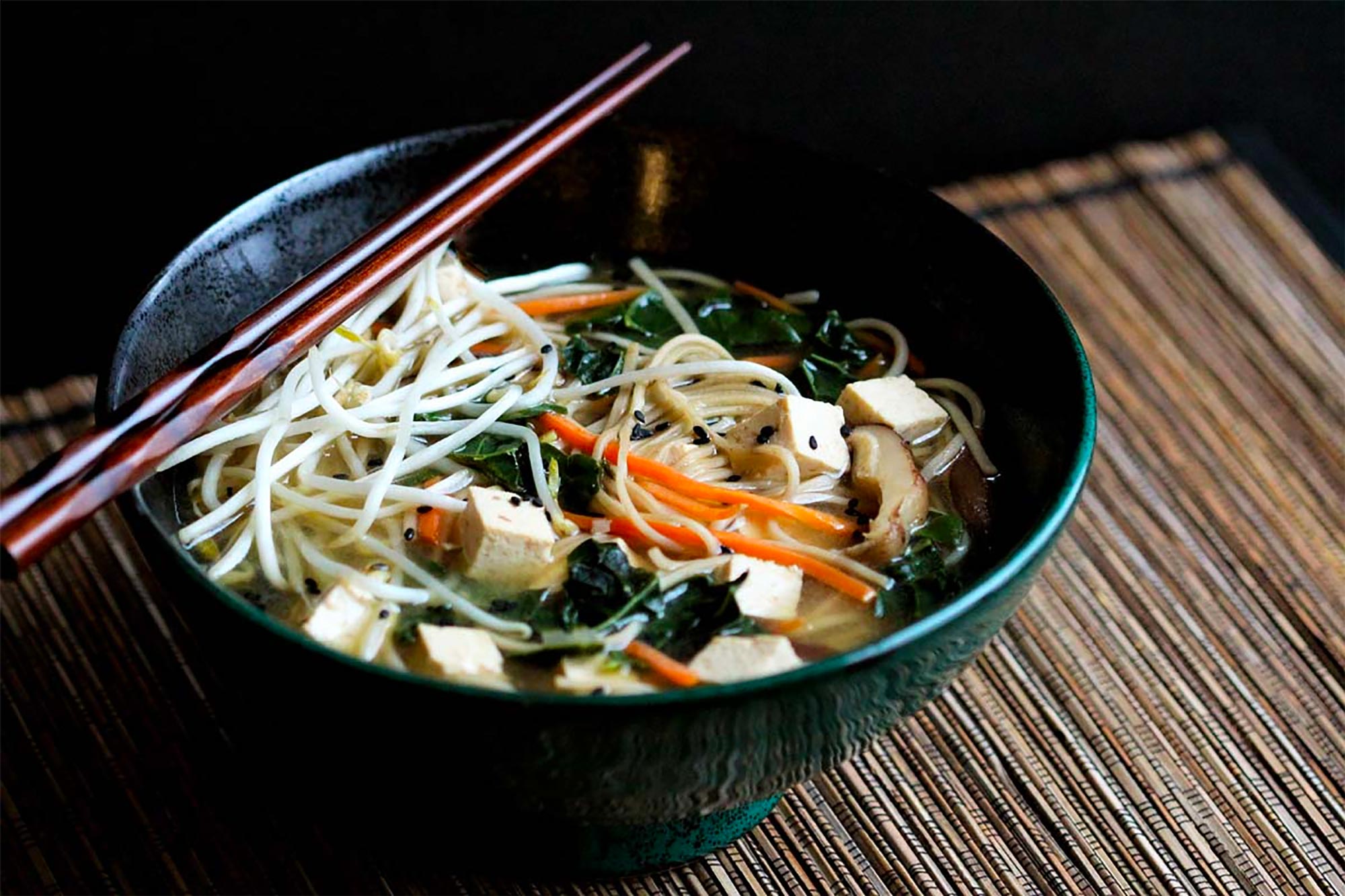 bowl of miso soba