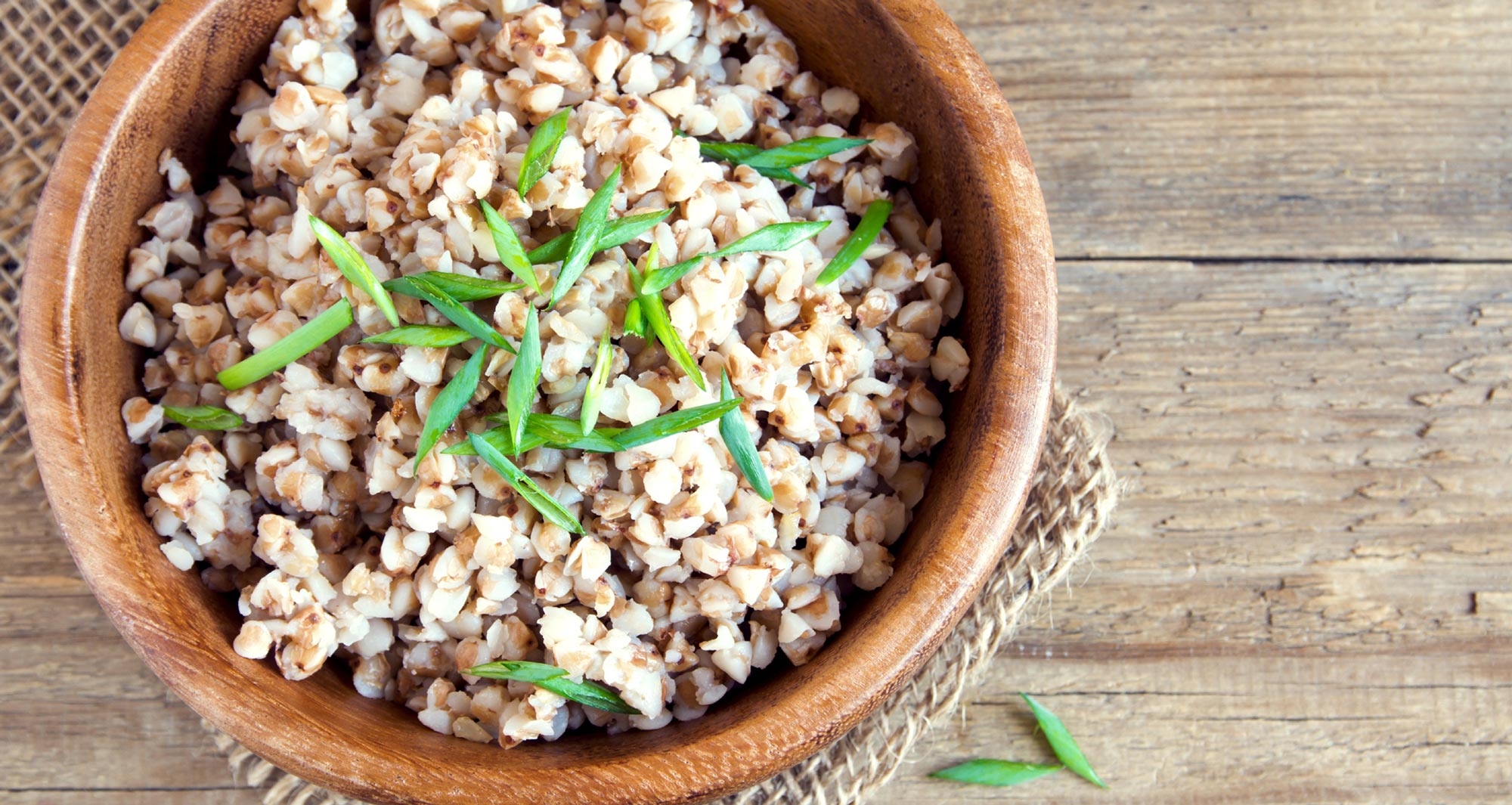 bowl of buckwheat