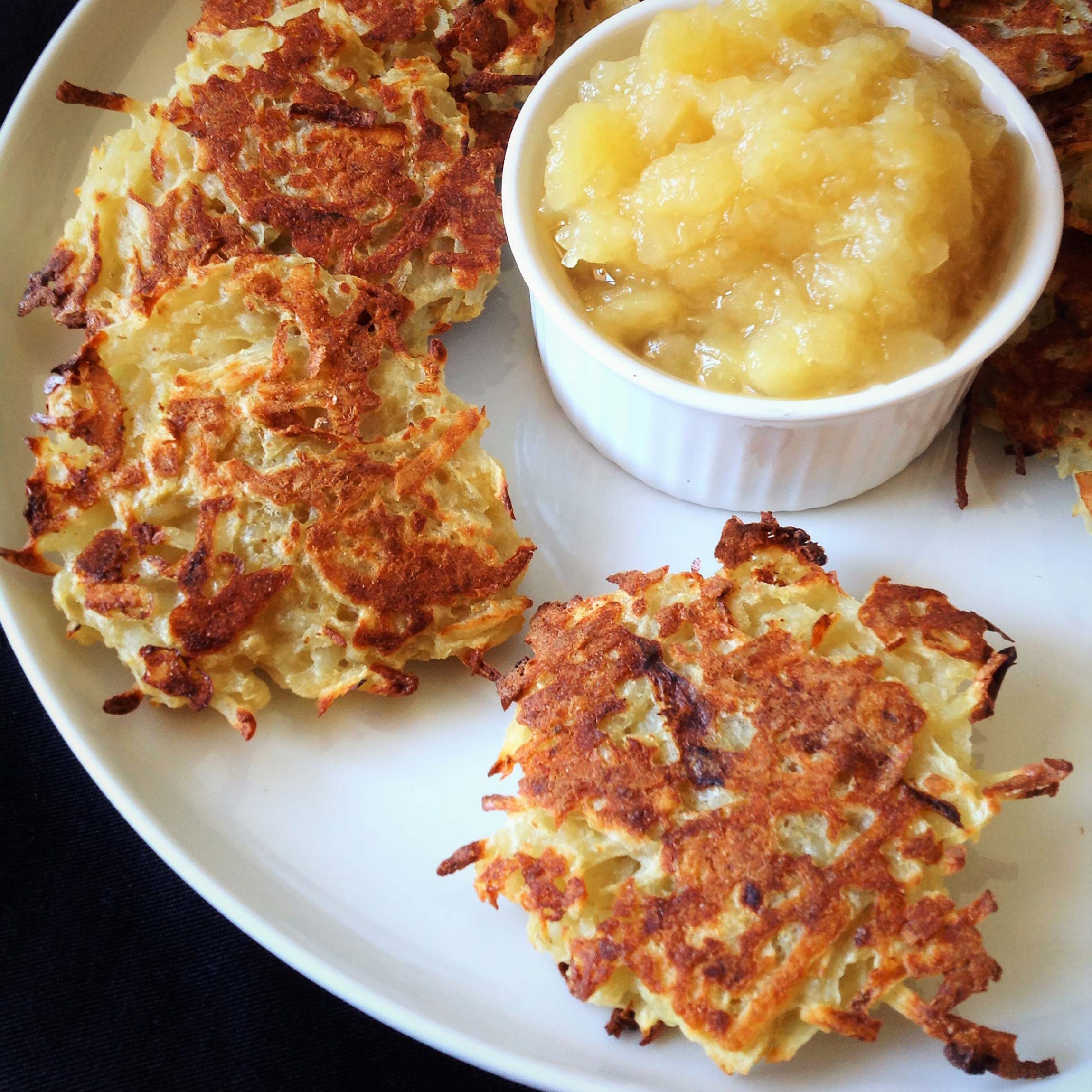 plant-based latkes recipe