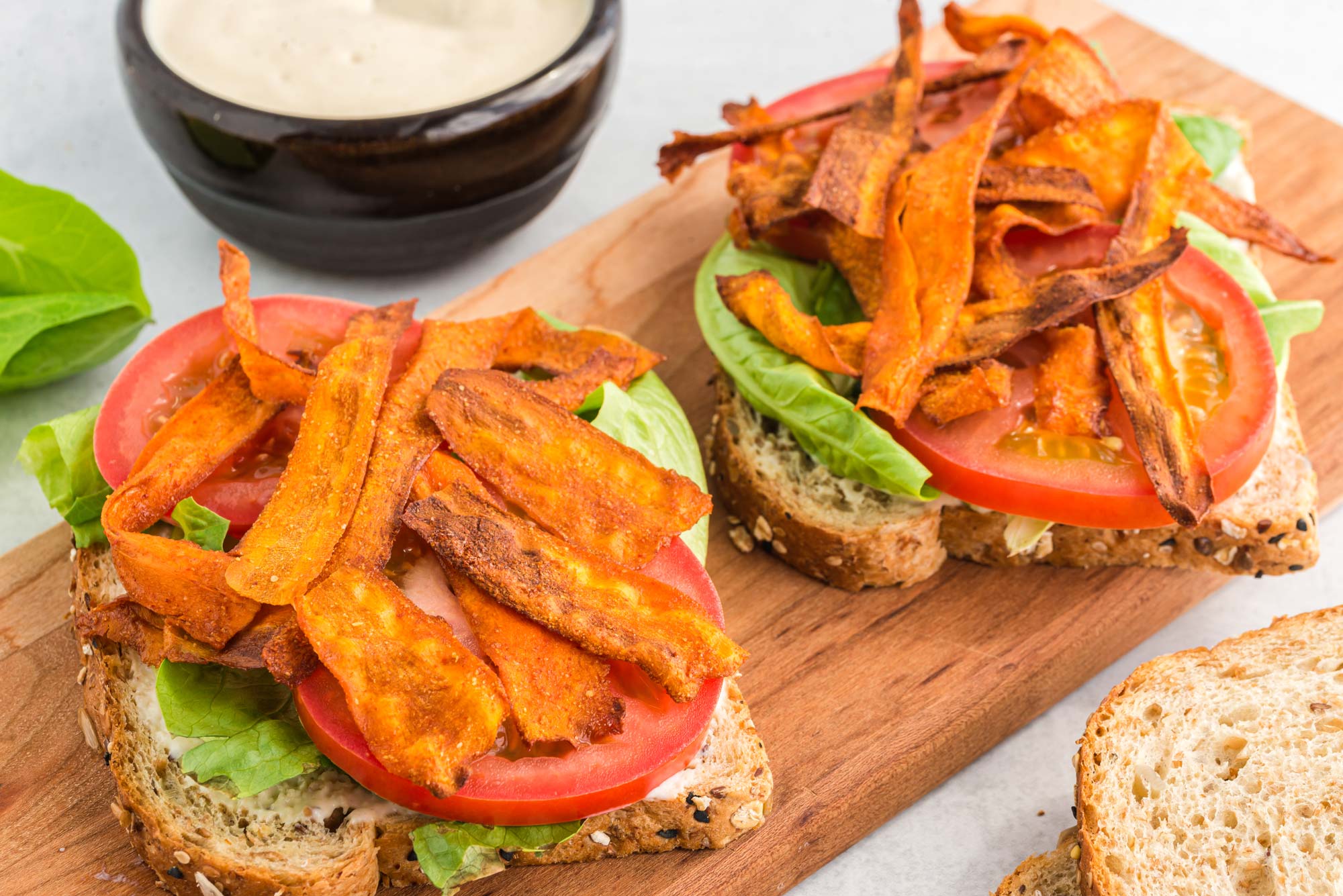 carrot bacon blt