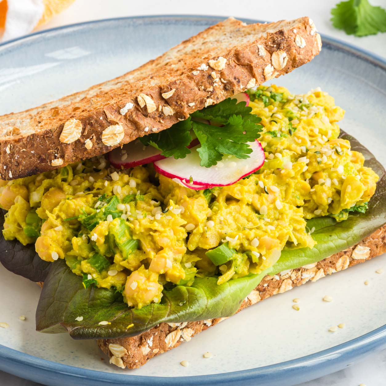 chickpea avocado salad