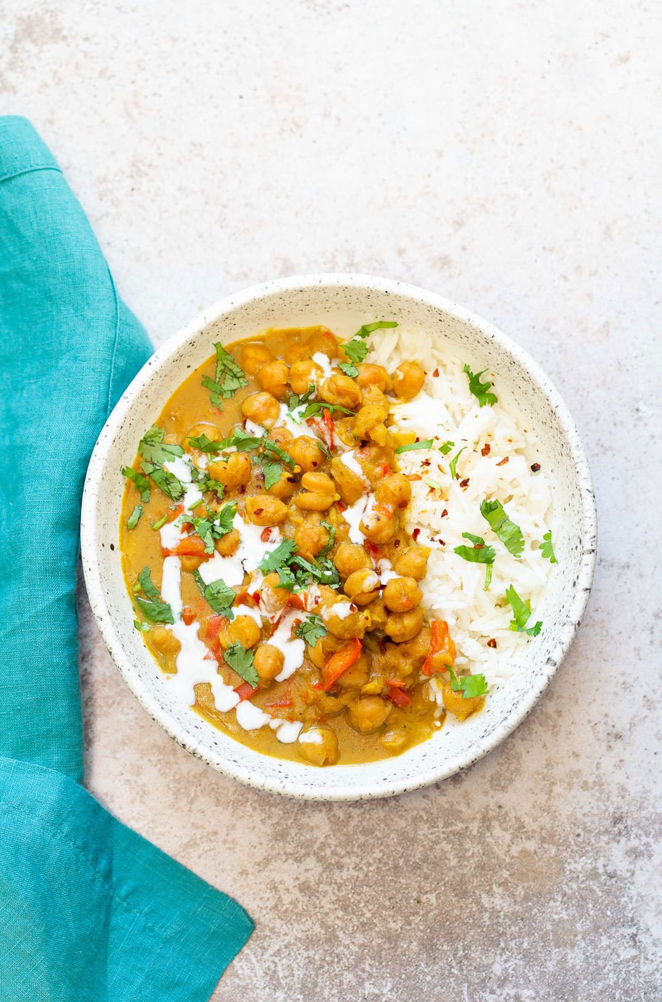 chickpea coconut curry