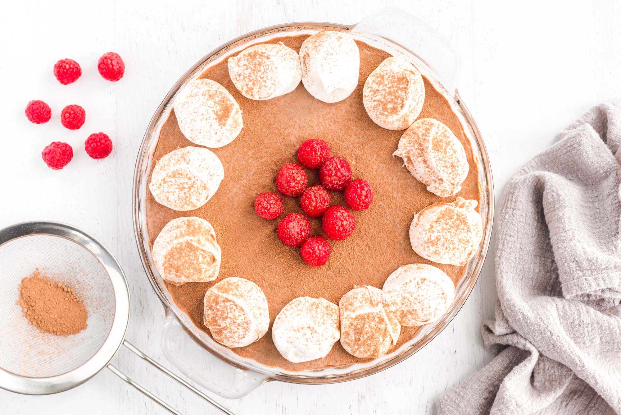 Chocolate dream pie - sugar and dairy free