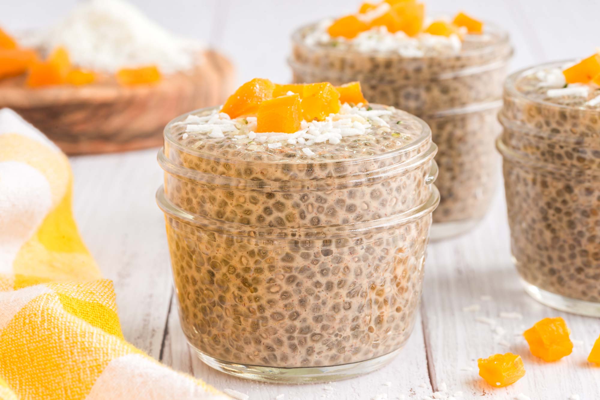 Osteoporosis diet: Creamy vanilla chia pudding