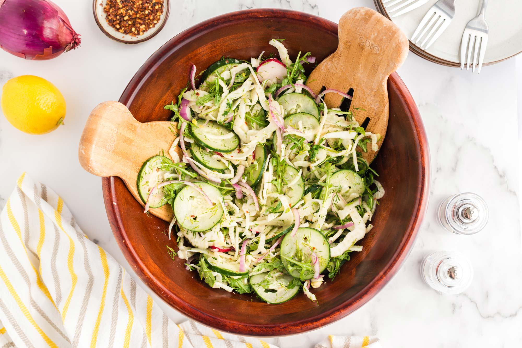 Fennel dill detox salad