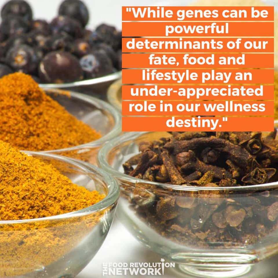 Quote about how food affects your wellness destiny