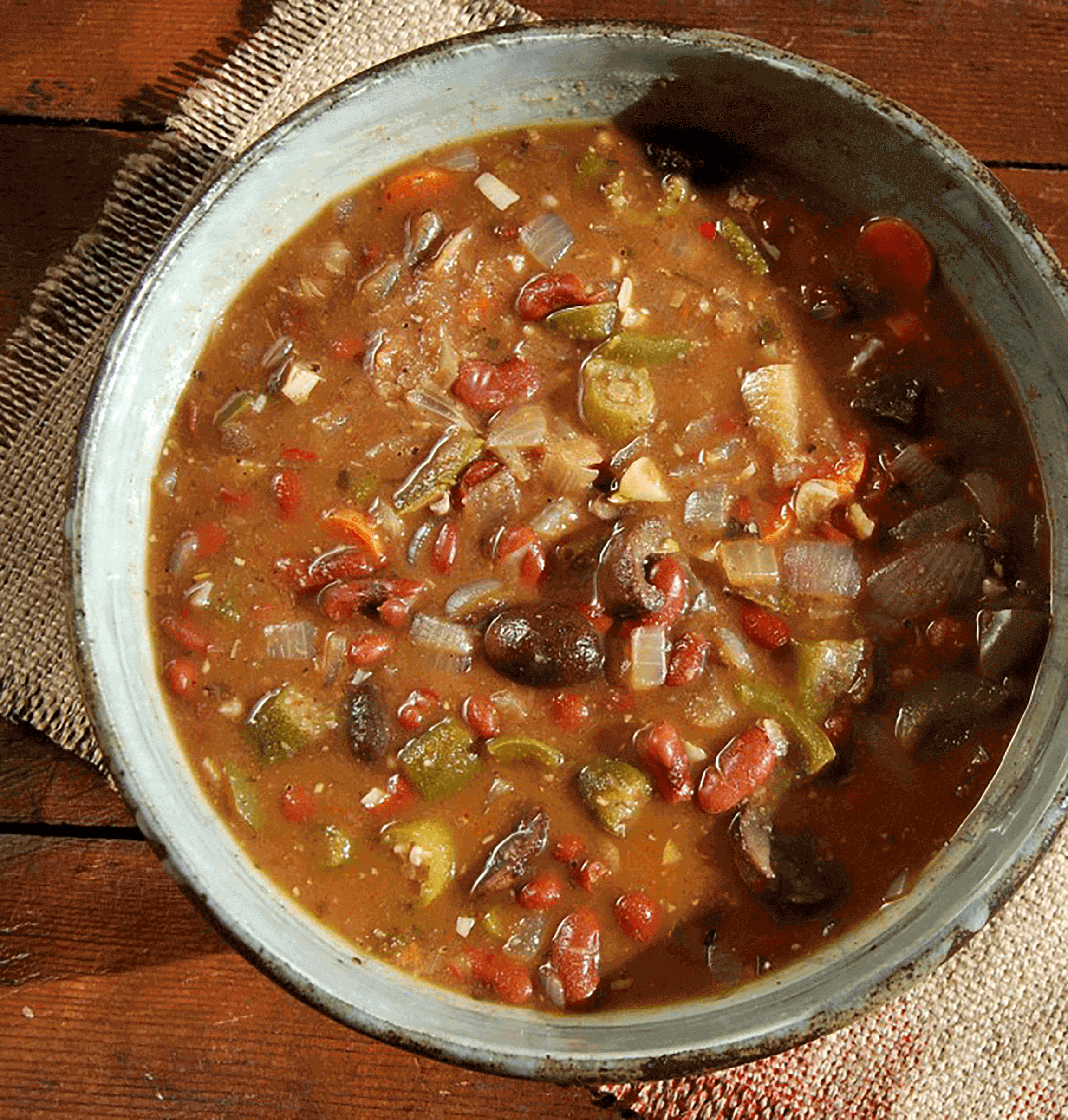 Gluten- and Fat-Free Gumbo