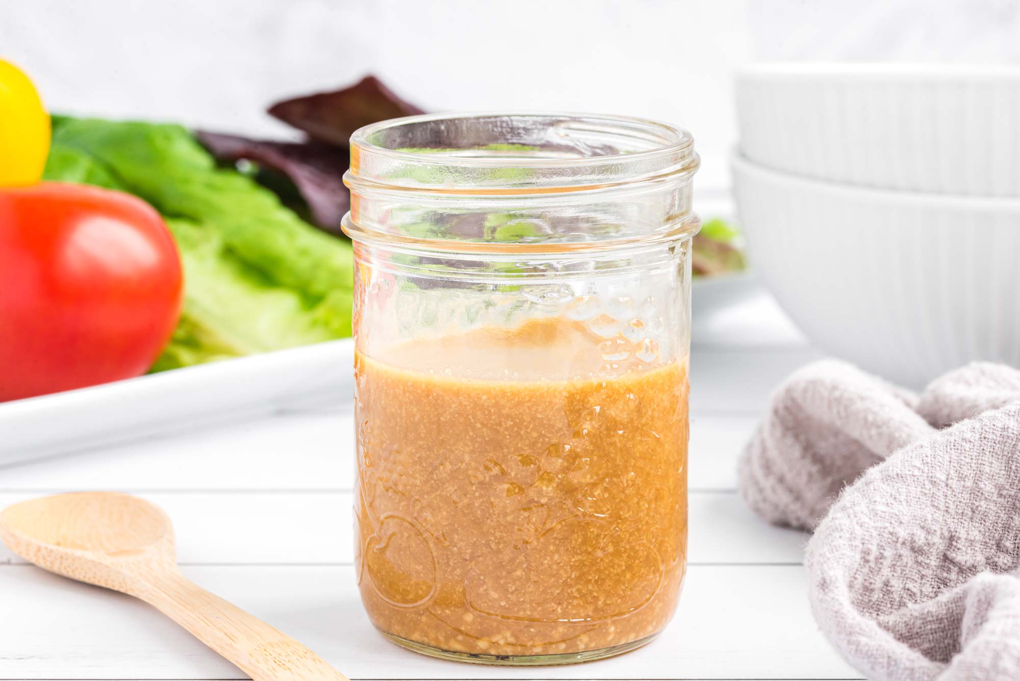 Ginger miso oil free salad dressing