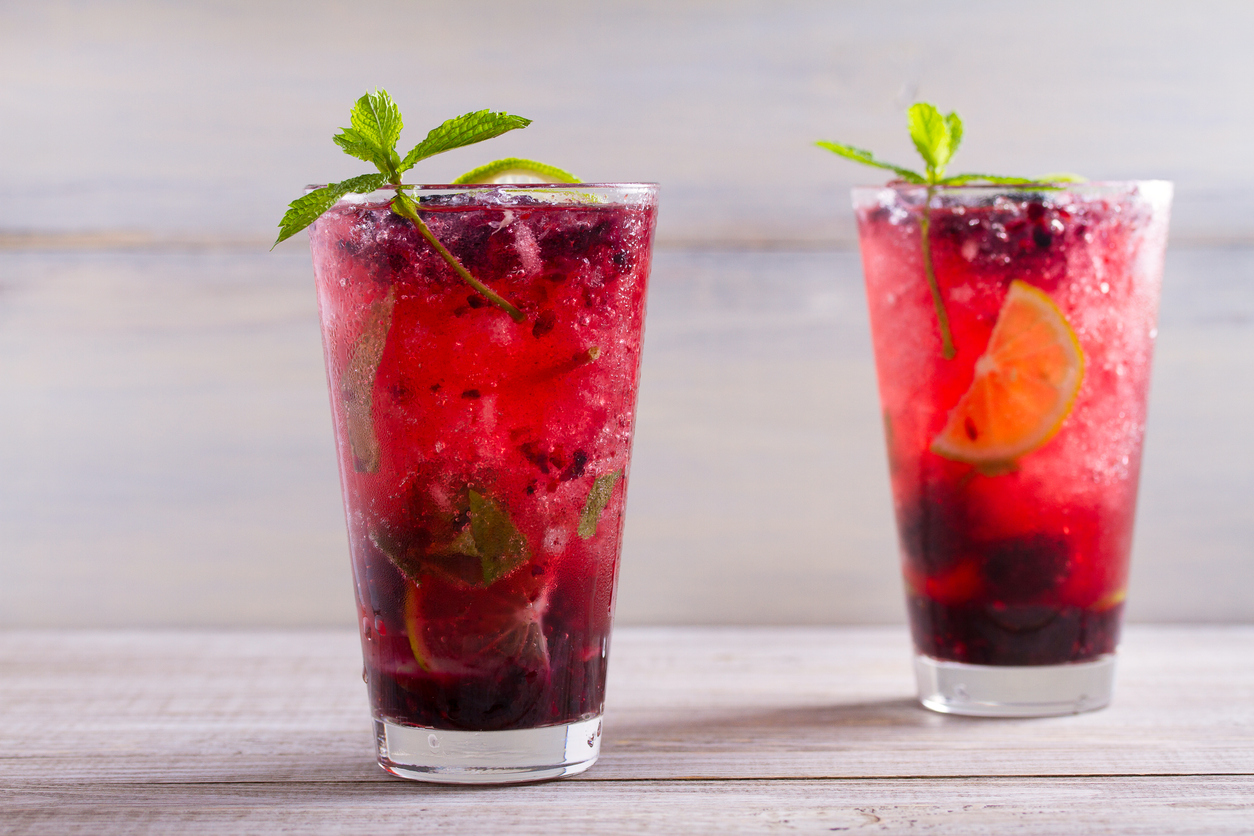 Blackberry Mojito Mocktail