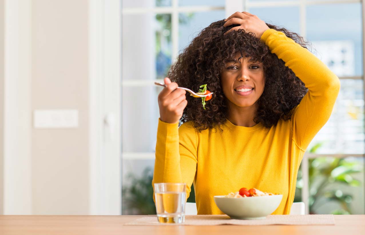 woman wondering are tomatoes healthy