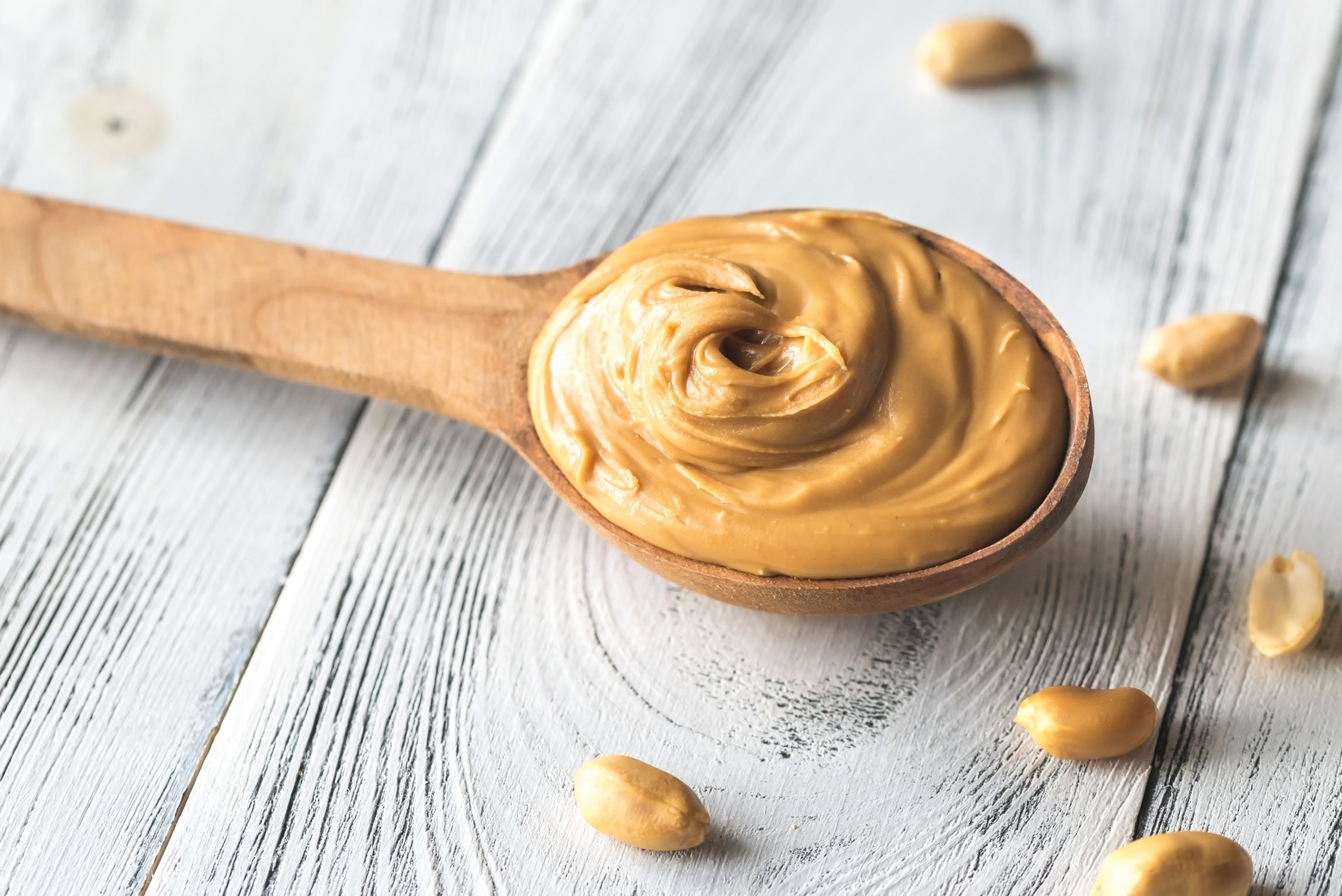 A spoonful of peanut butter