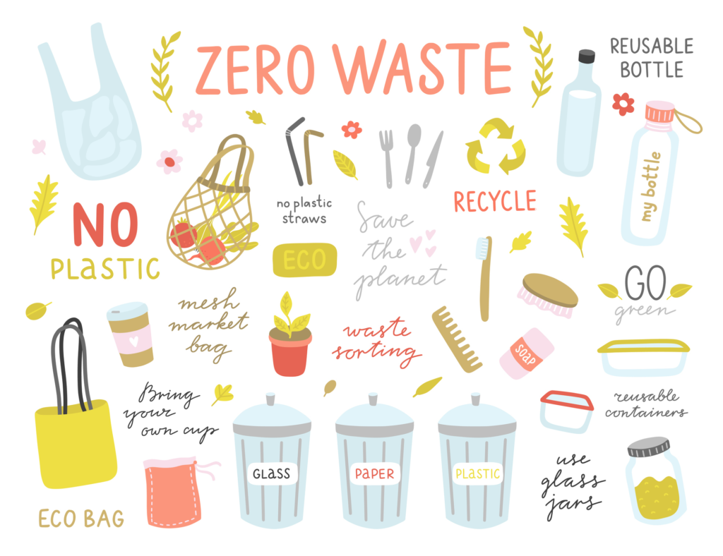 Zero waste kitchen items
