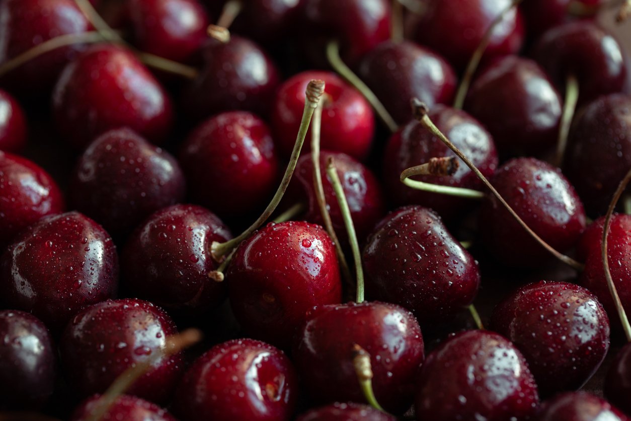 background. Berry pattern and texture. Food background.