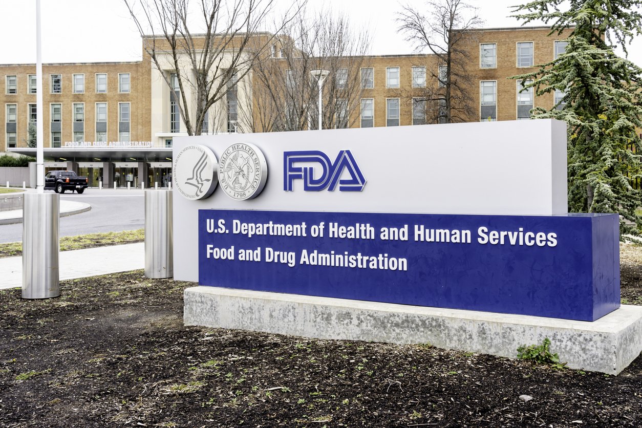 Washington, D.C., USA- January 13, 2020: FDA Sign at its headquarters in Washington DC. The Food and Drug Administration (FDA or USFDA) is a federal agency of the USA.