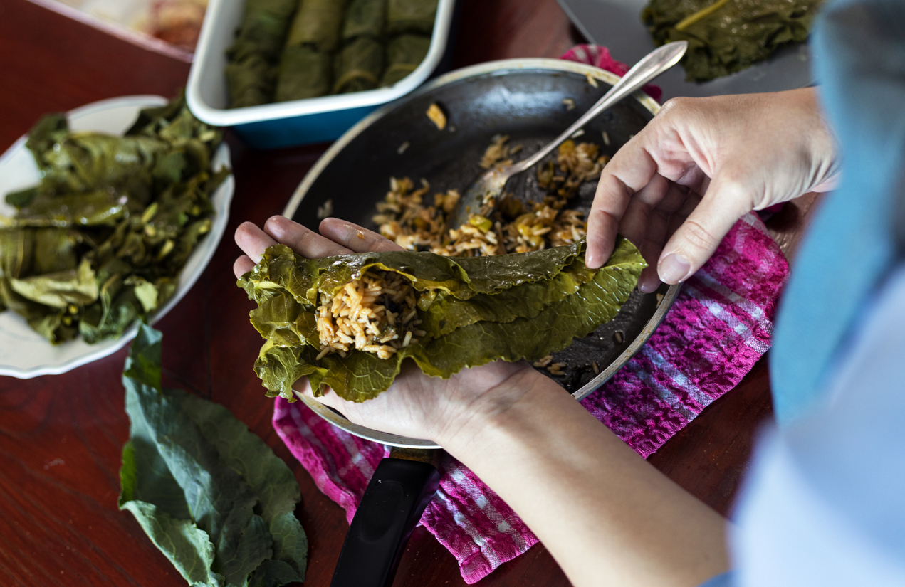 Stuffed Grape Leaves