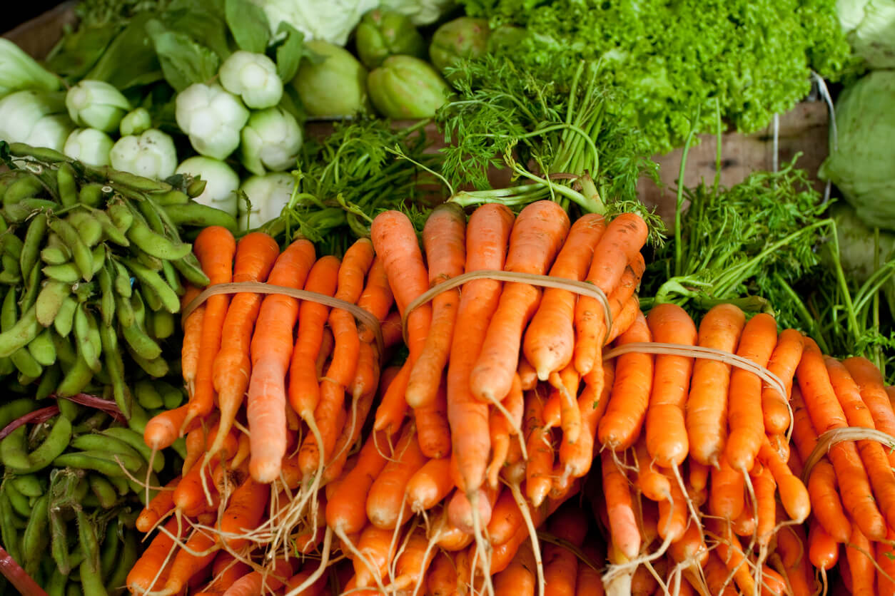 fresh vegetables market