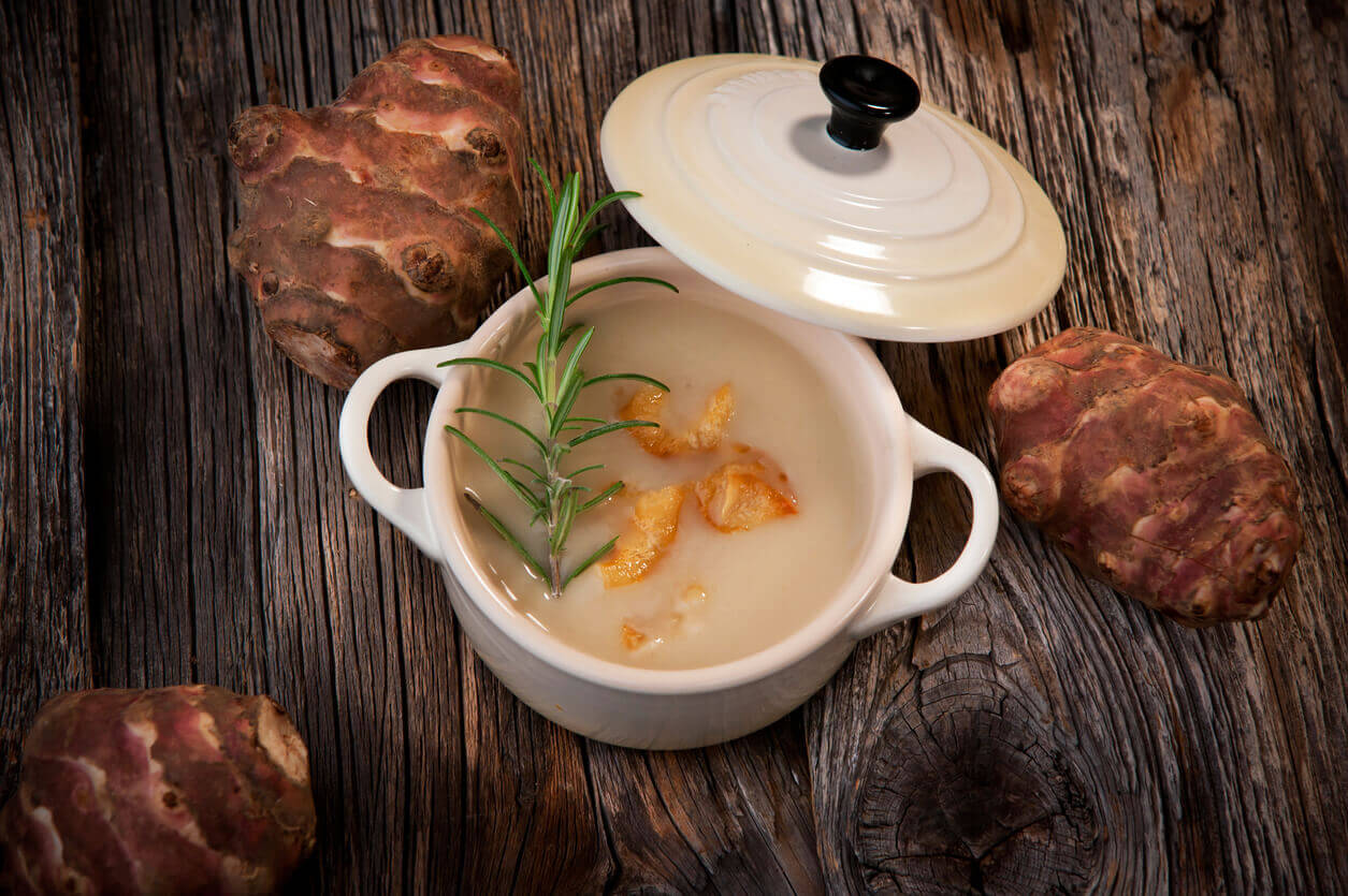 Jerusalem Artichoke soup