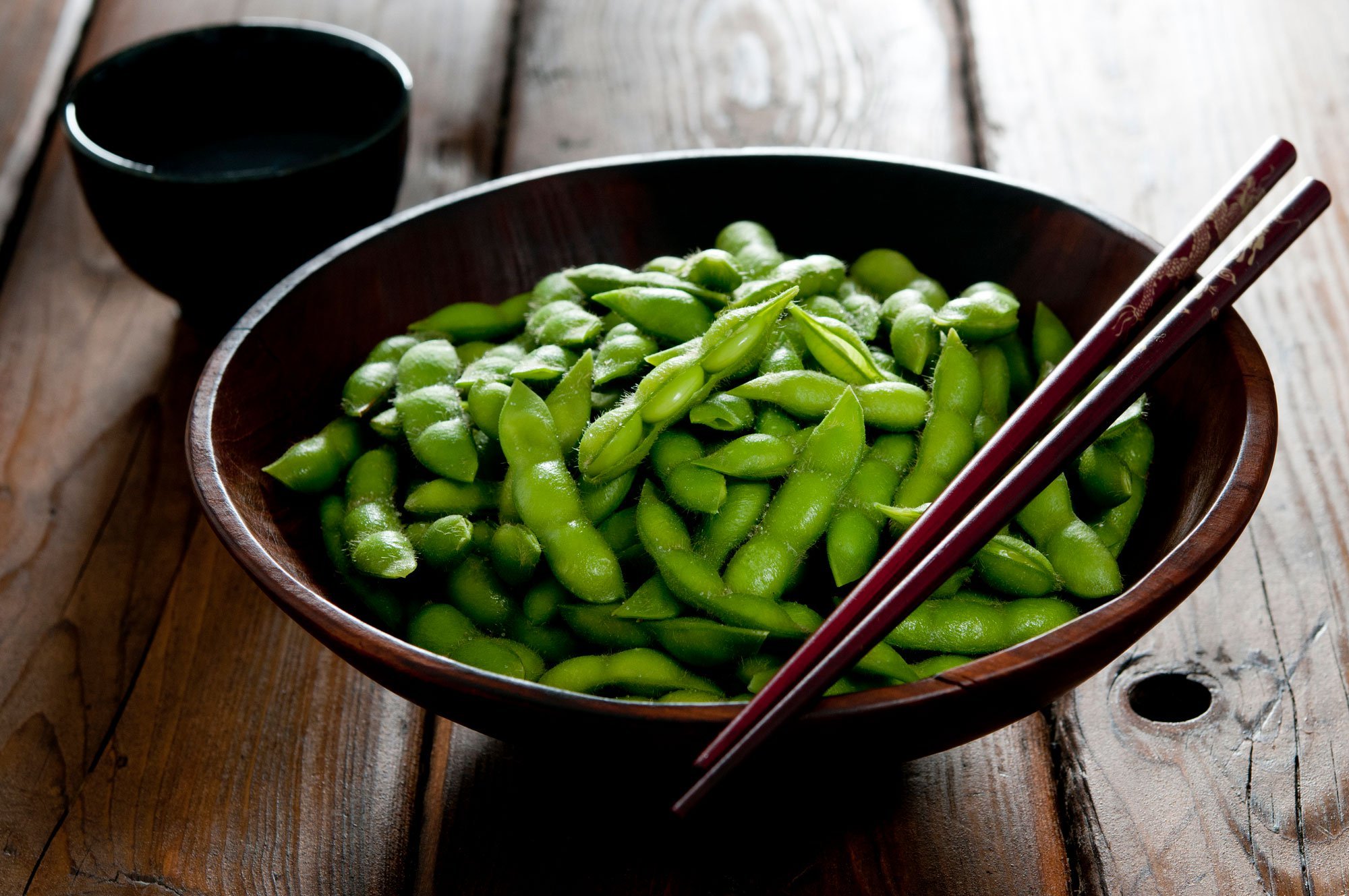 bowl of edamame