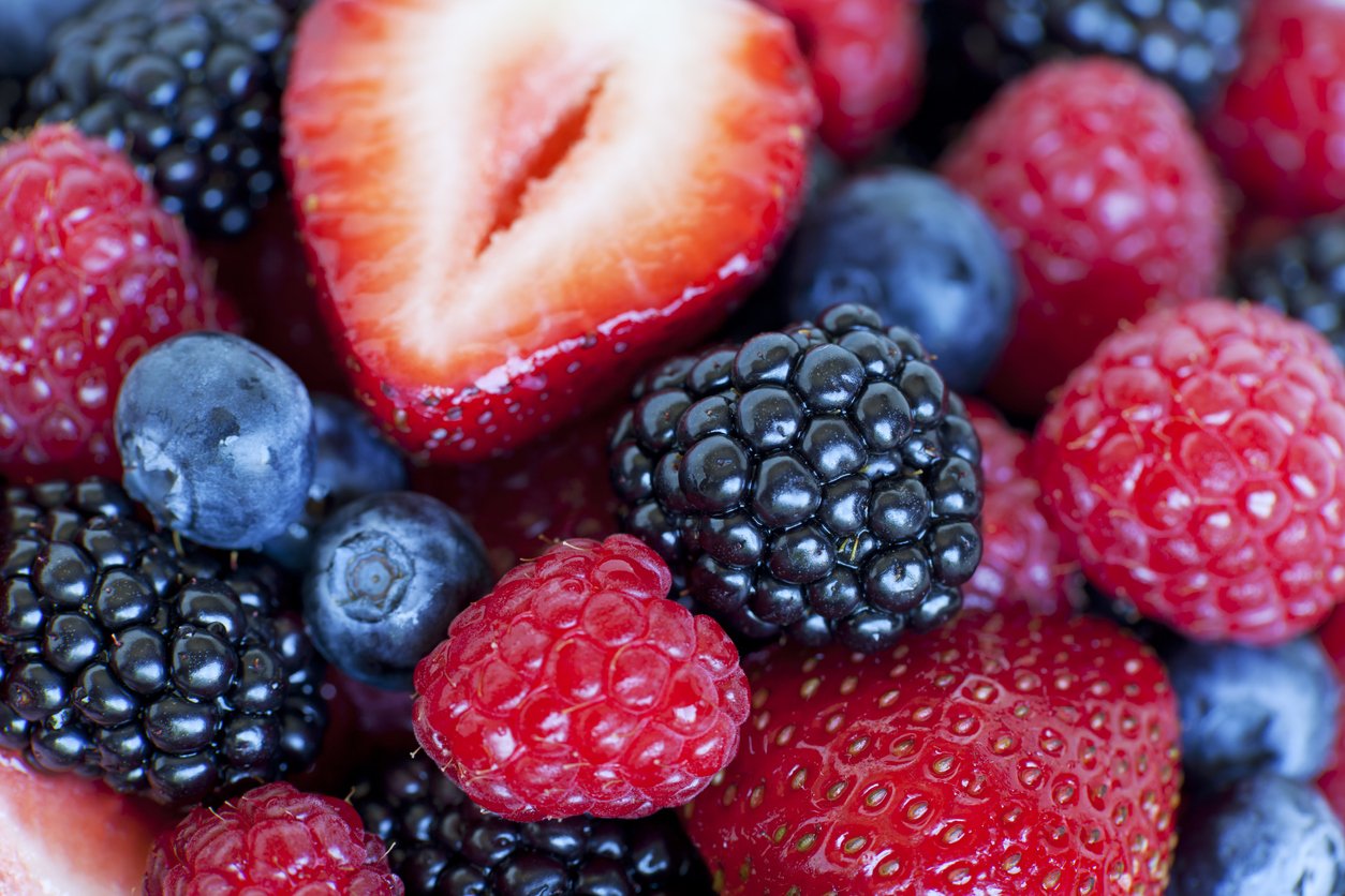 Refreshing summer berries