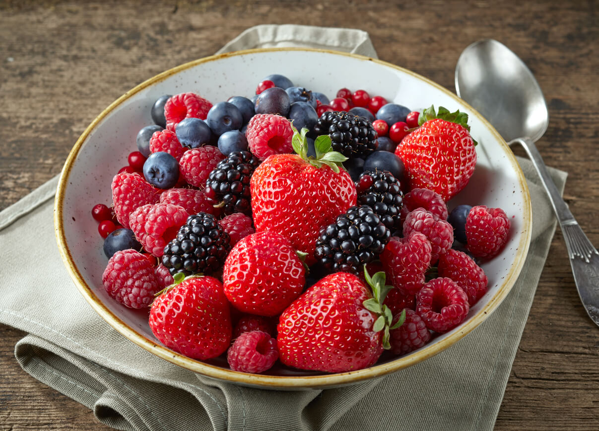 bowl of fresh berries