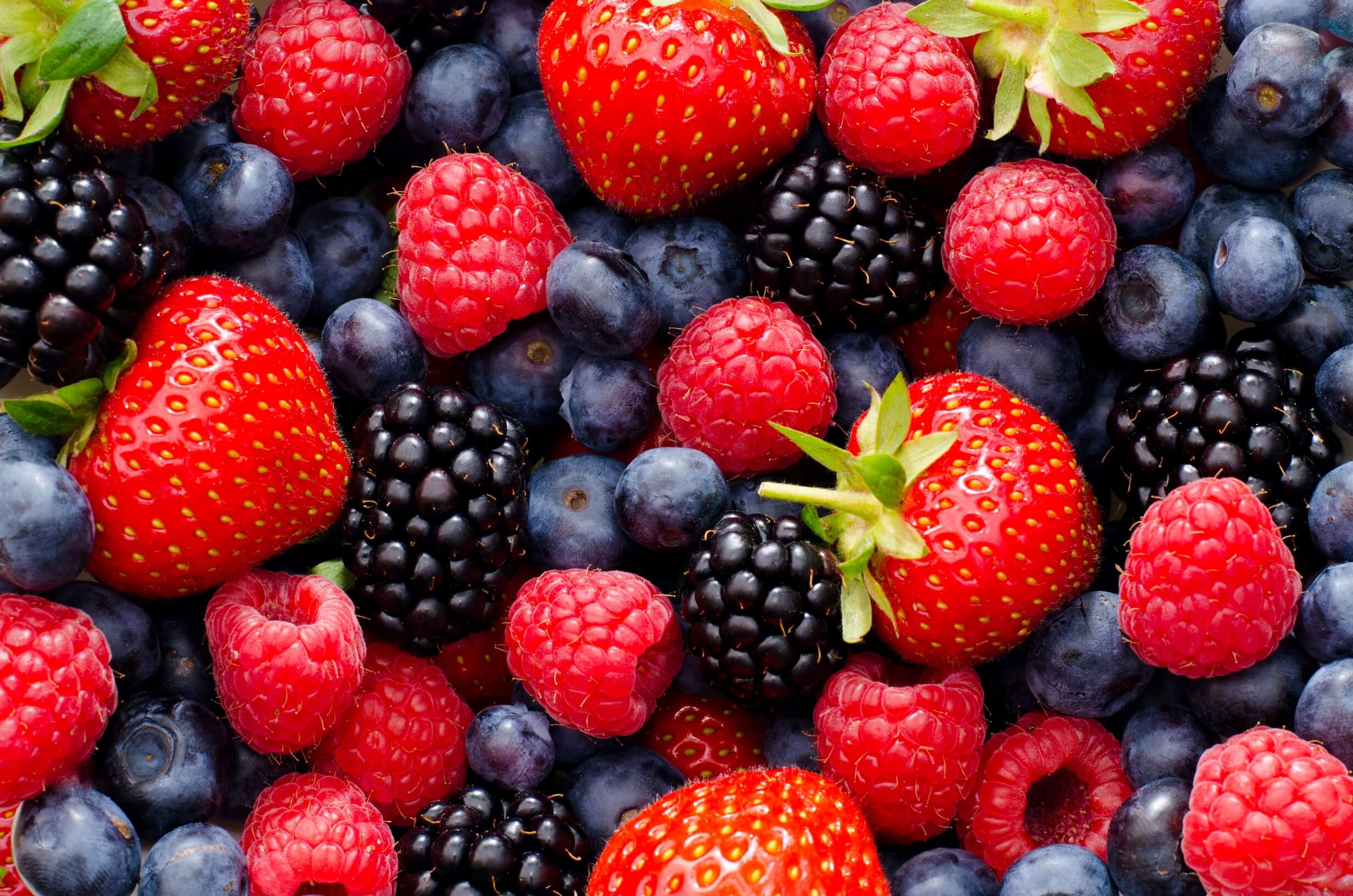 wild berry mix strawberries blueberries and raspberries