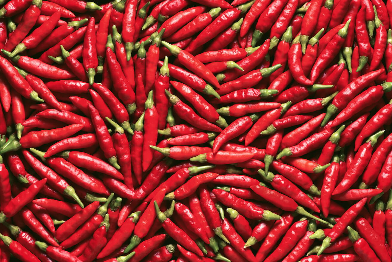 vibrant red pepper