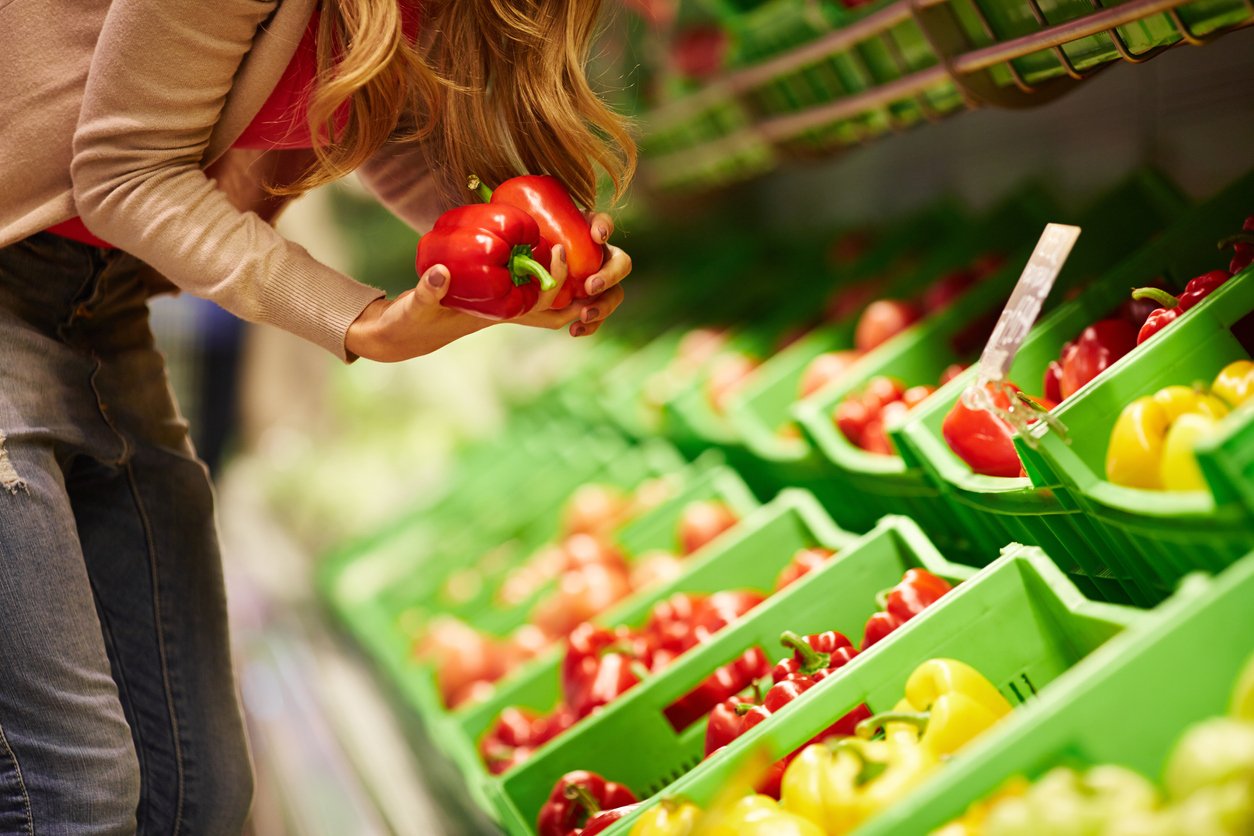 Buying vegetables