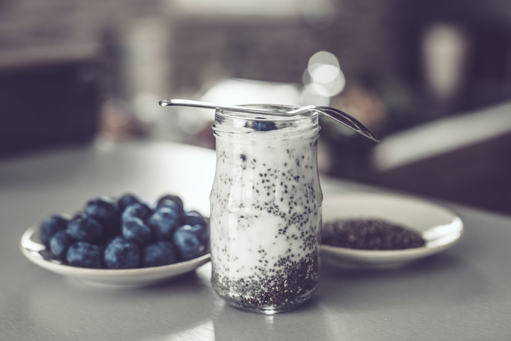 Blueberrry Chia Seed Pudding