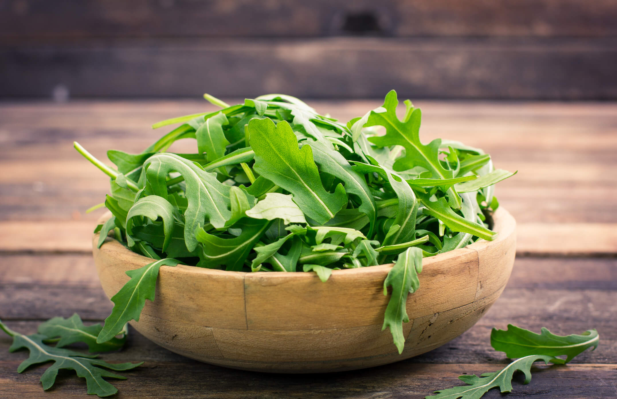 Spring vegetables and fruits: arugula