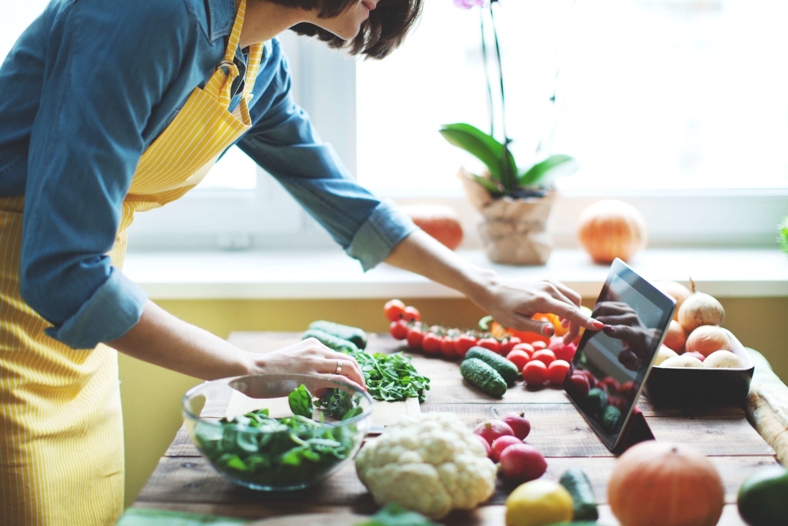 Fresh vegetables stock photo