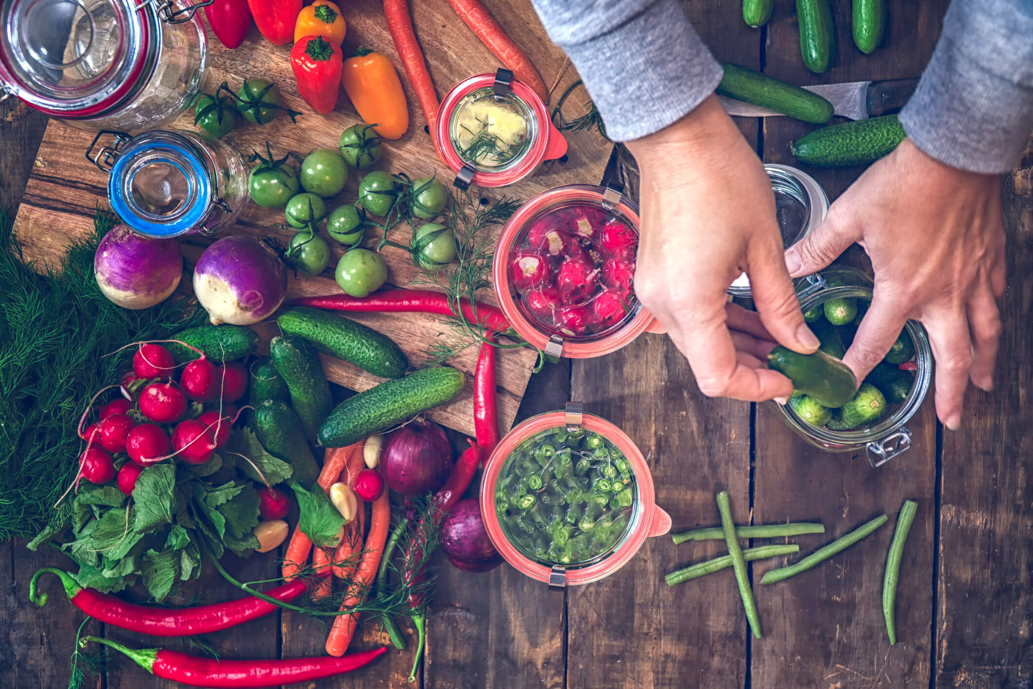 Food storage and preservation: pickling