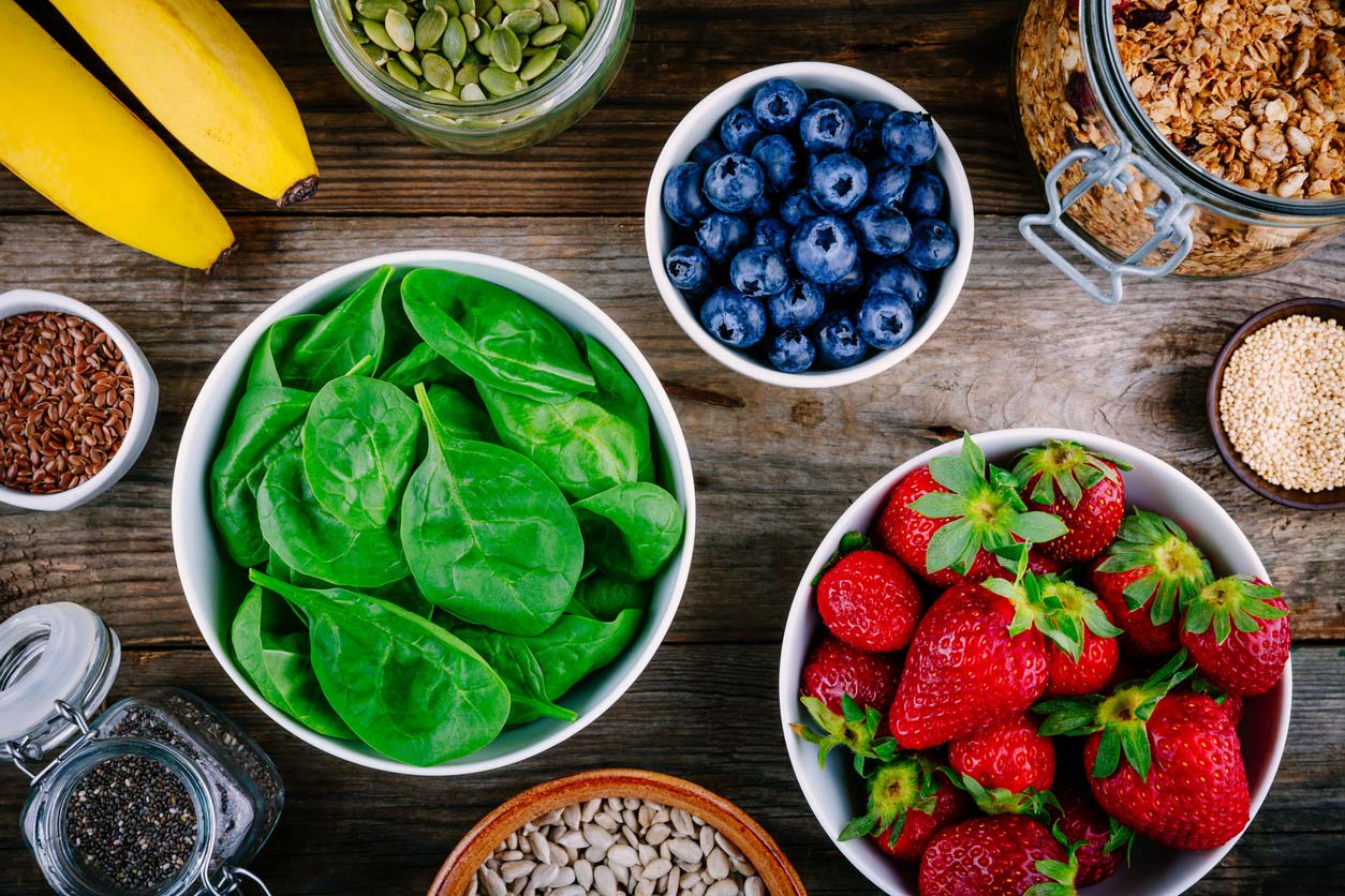 ingredients for green smoothies