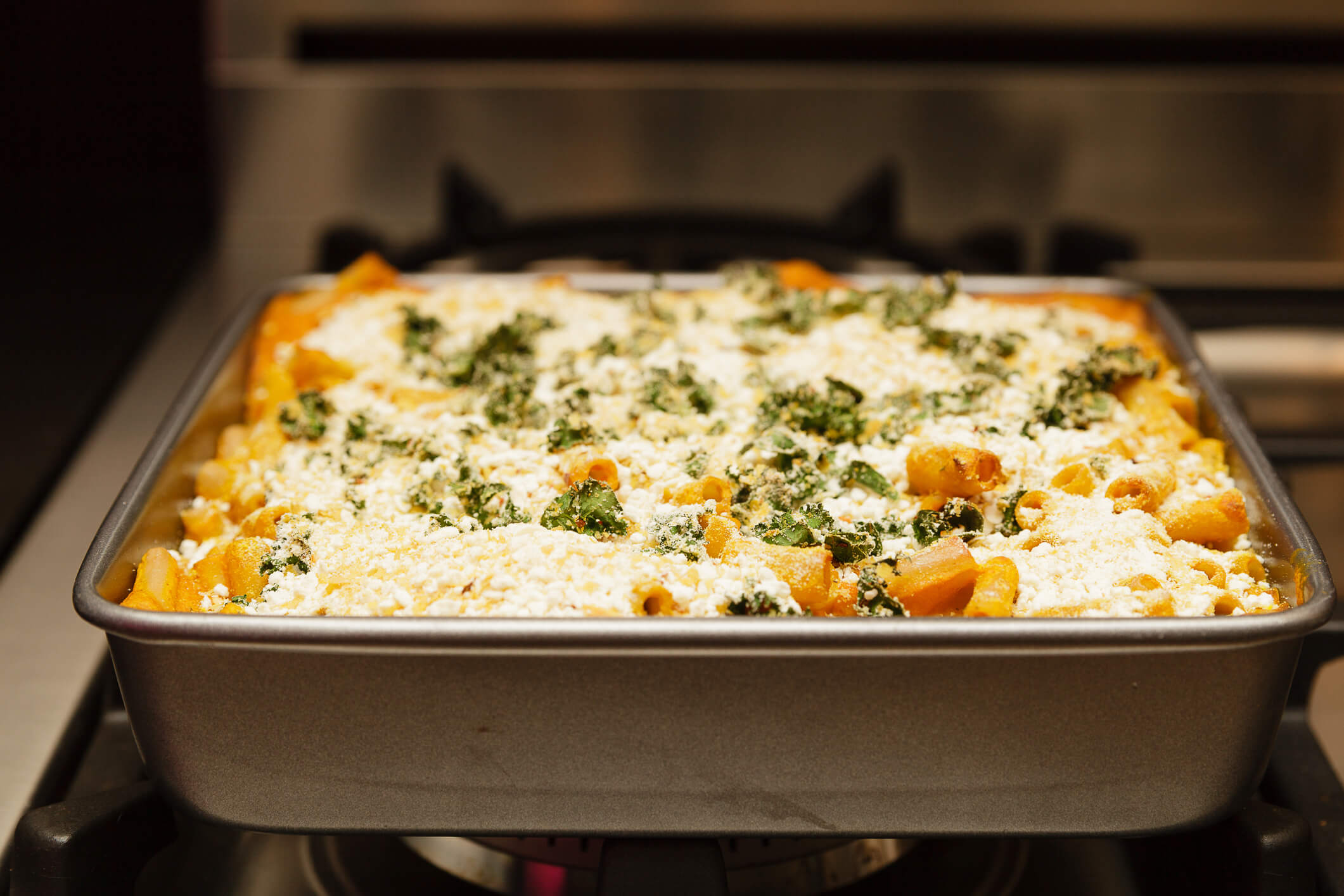 creamy vegan pumpkin Mac and cheese