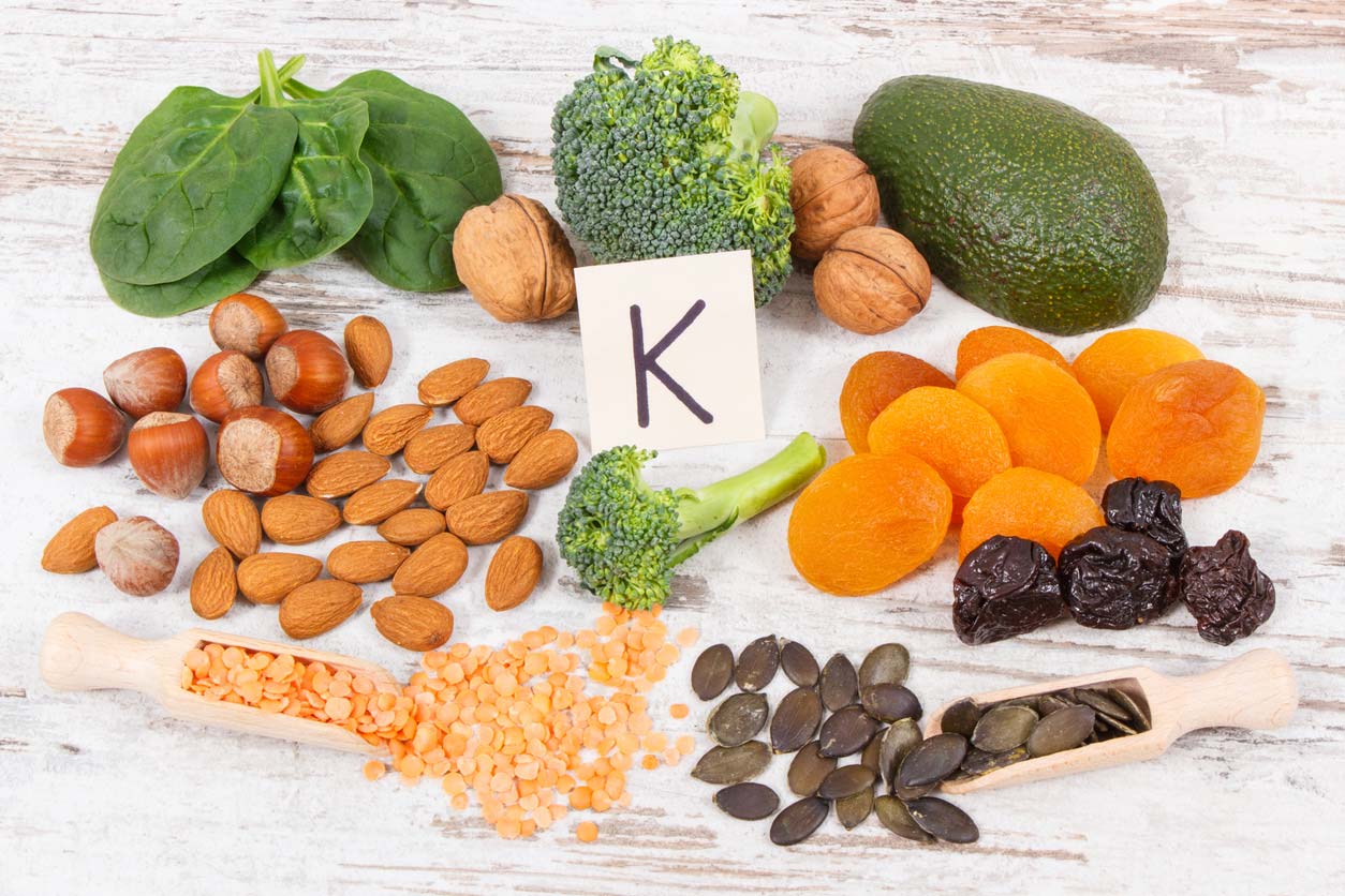 fruits and veggies with vitamin k