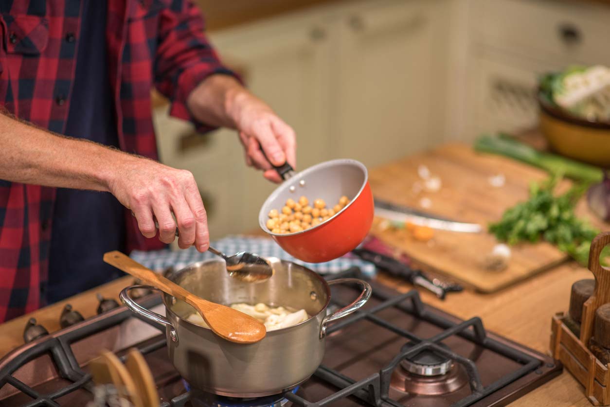 cooking with garbanzos