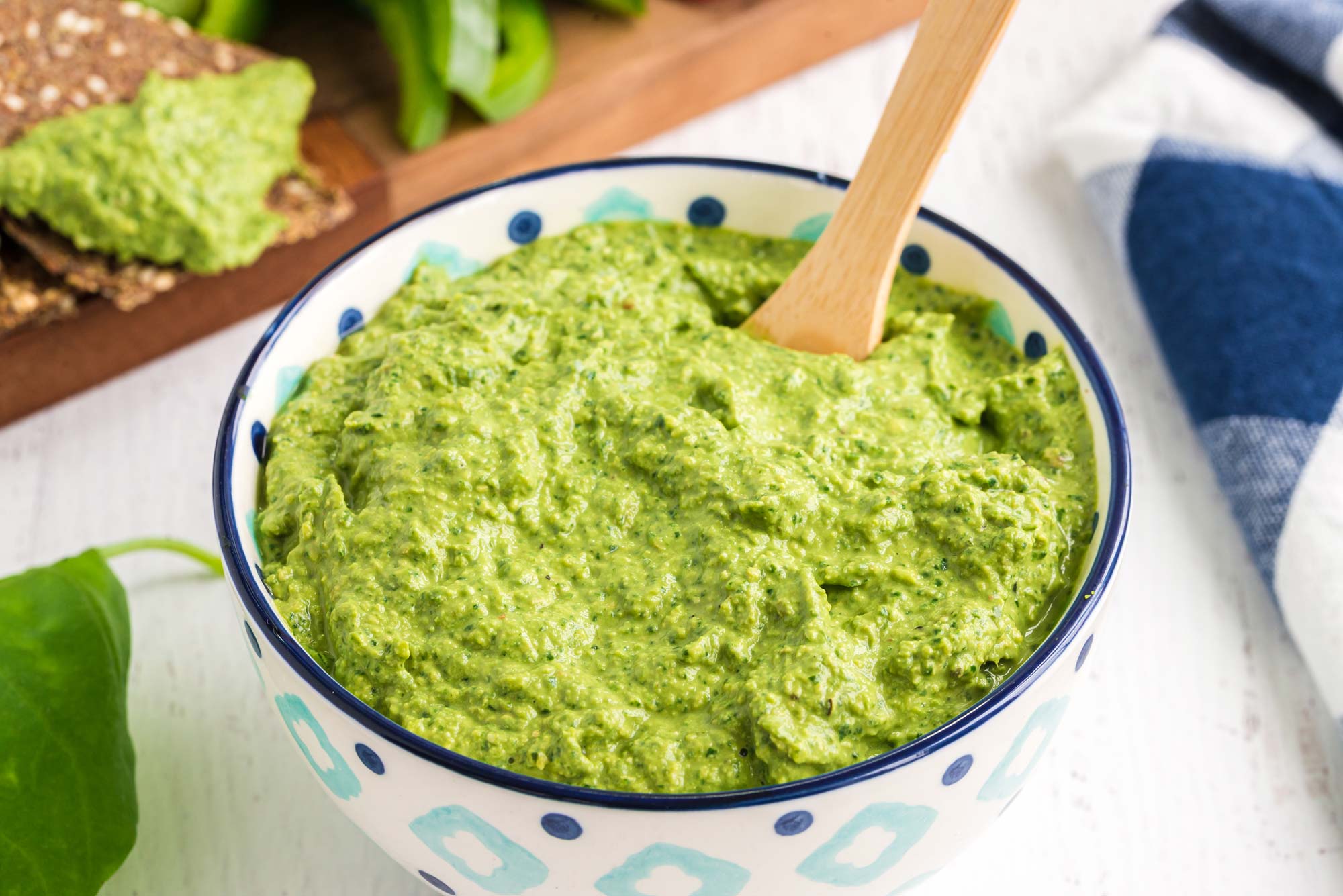 Kale Walnut Basil Pesto