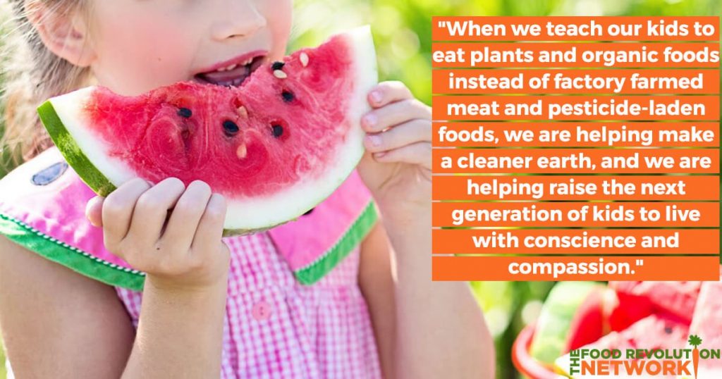 Tips for getting kids to eat healthy, plant-based food