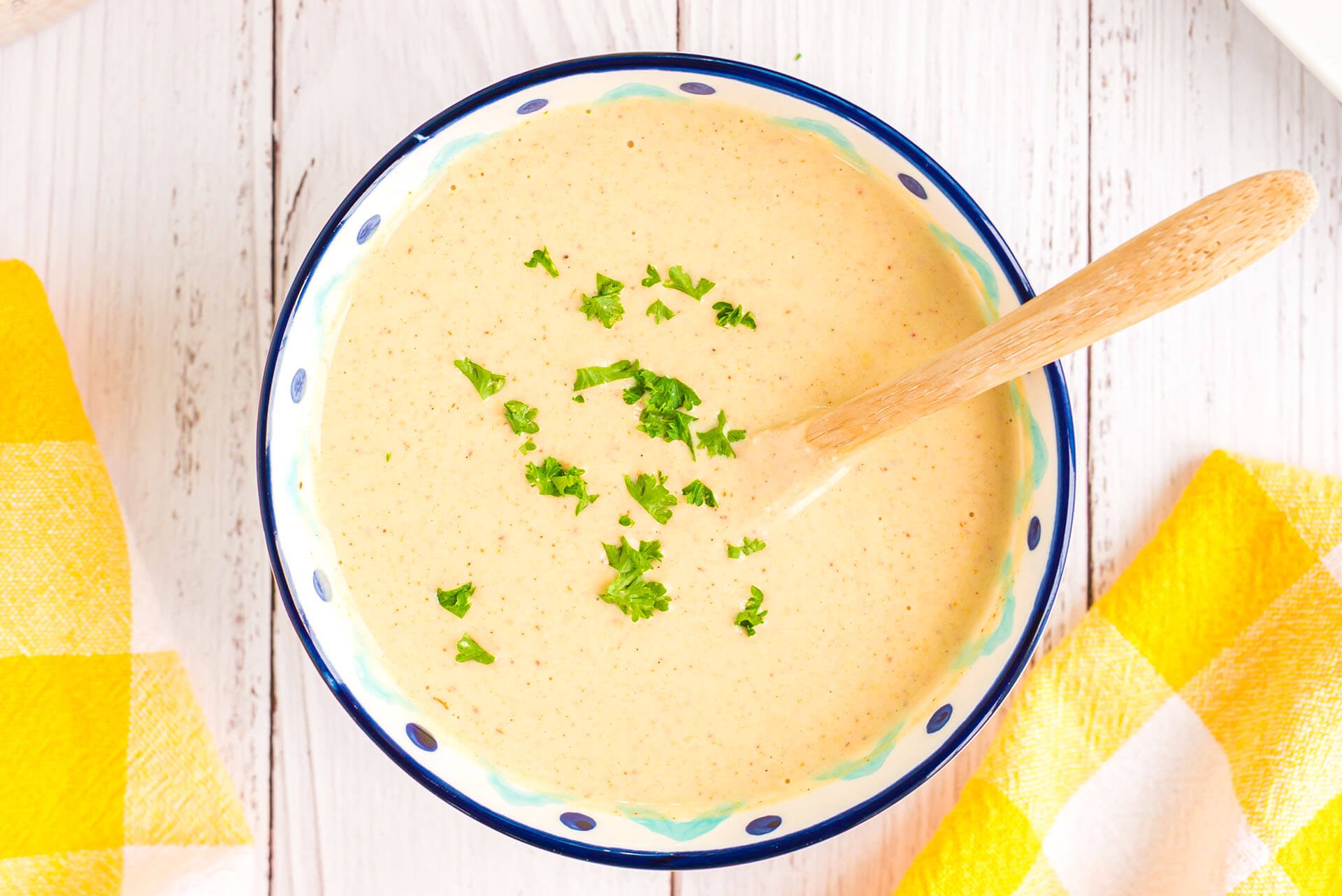 Healthy condiments: Lemon tahini sauce