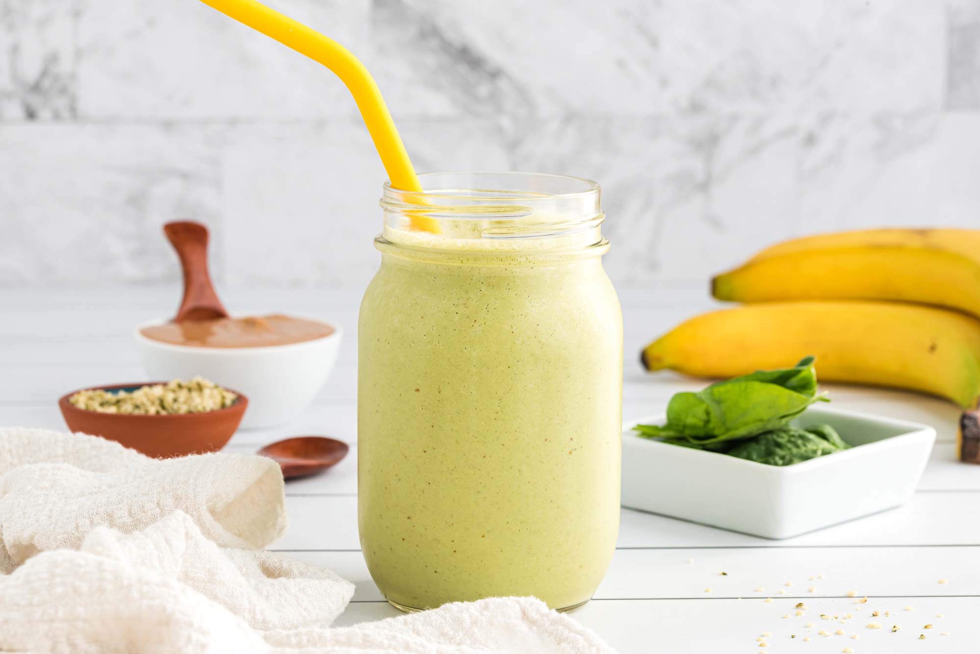 Peanut butter smoothie for weight gain