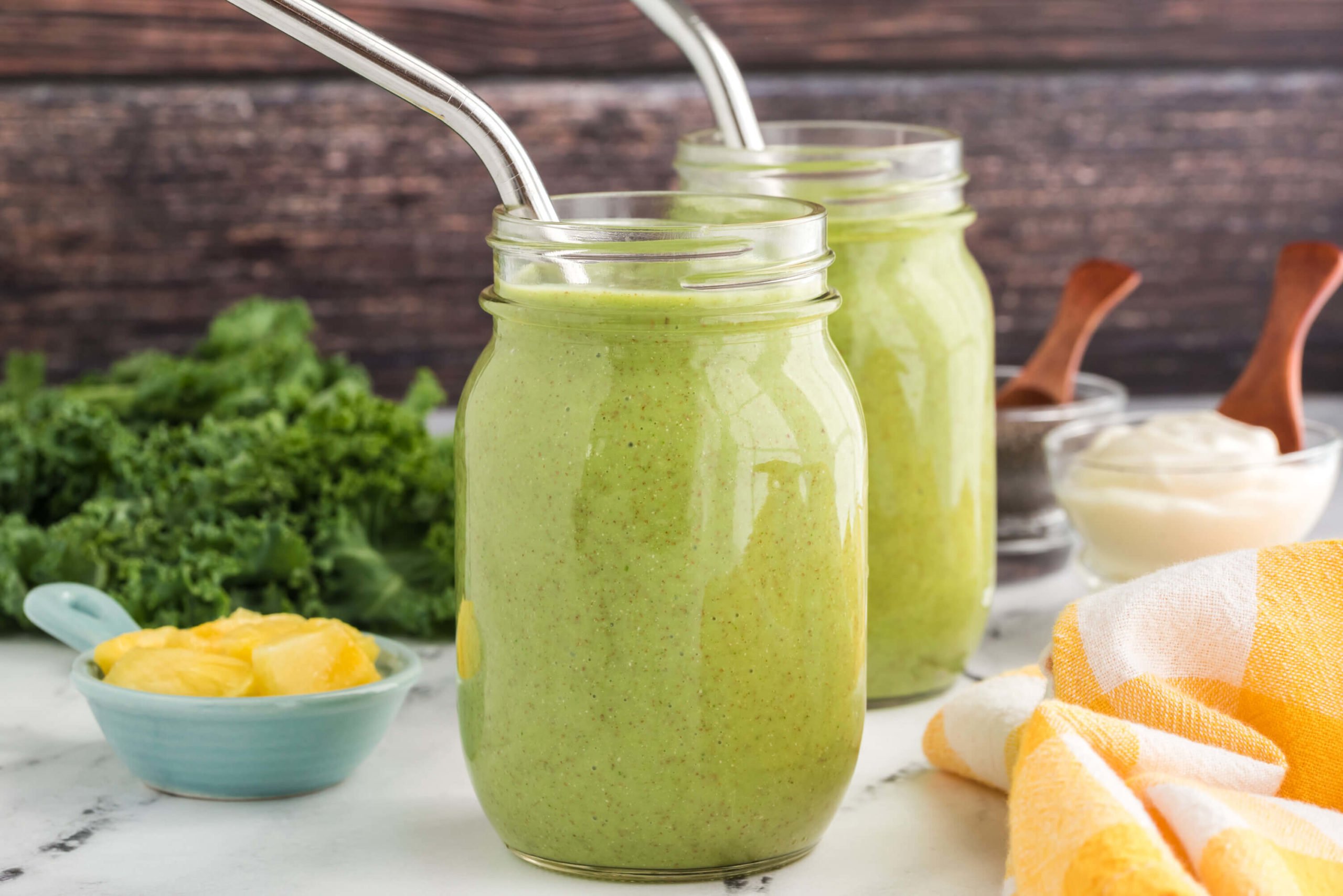 Creamy Kale Pineapple Smoothie | Food Revolution Network