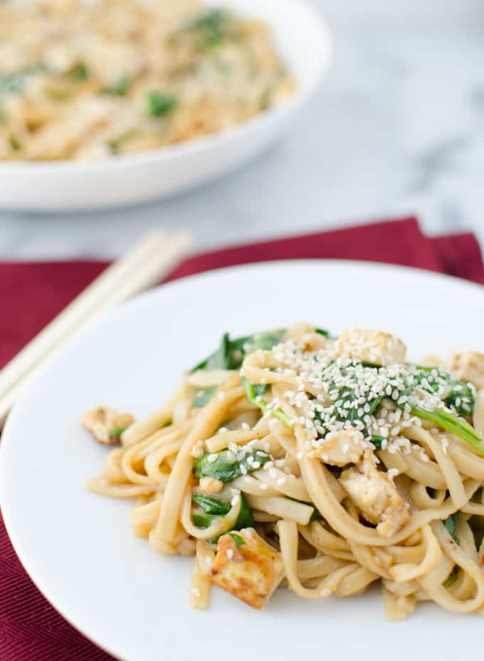 Sesame Garlic Stir Fry Noodles