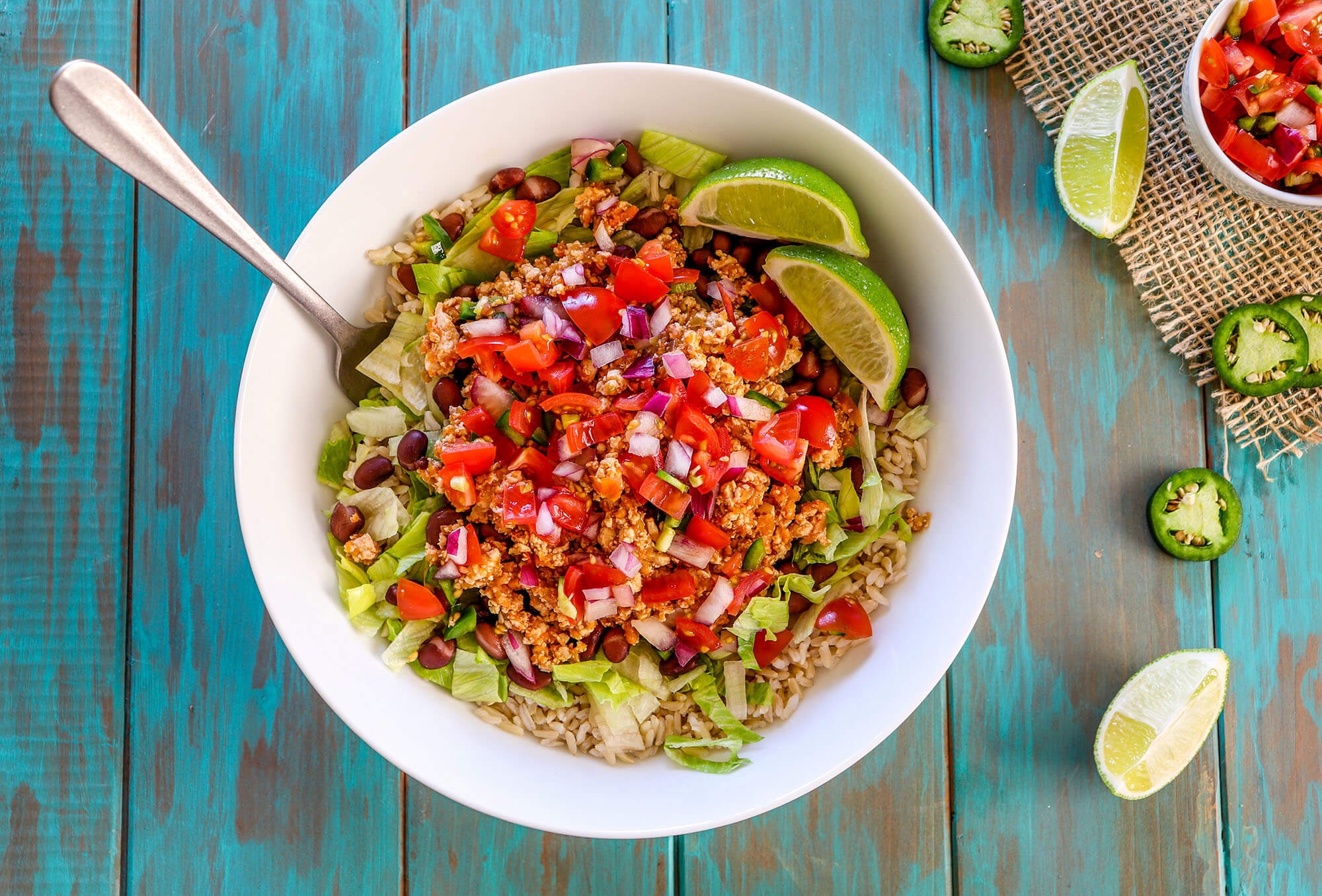 Plant-Based Meal Prep: Sofritas Burrito Bowl