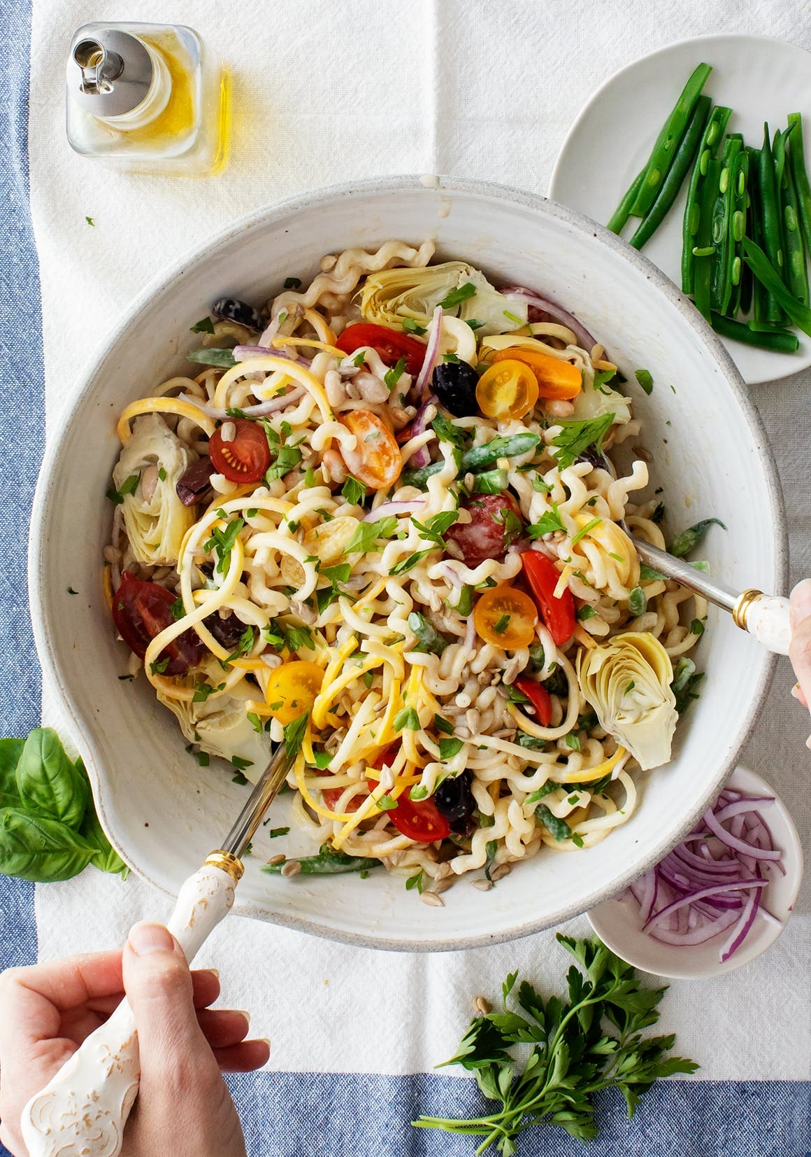 Creamy Veggie Pasta Salad