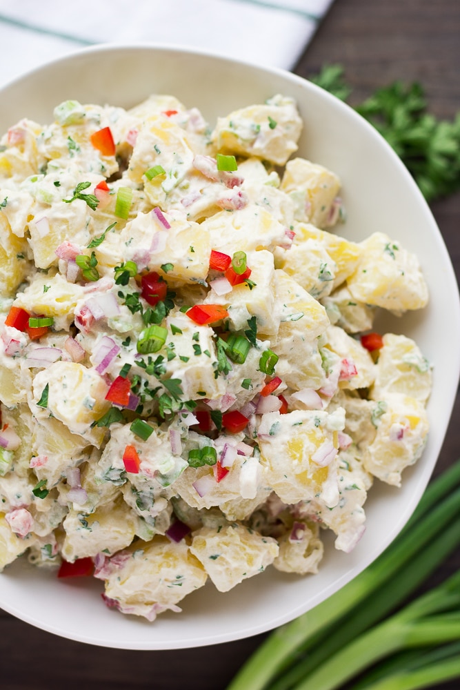 Oil-Free Classic Potato Salad